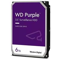 Western Digital WD63PURZ WD Purple Series, 6TB 3.5" Hard Drive, SATA 6GB 5400RPM 256MB Cache, Supports up to 64 HD Cameras 