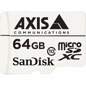 AXIS 64 GB Class 10 microSDXC - 20 MB/s Läs - 20 MB/s Skriv
