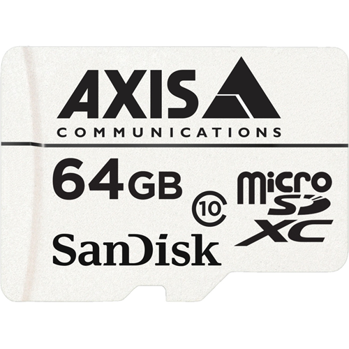 AXIS 64 GB Class 10 microSDXC - 10 Paket - 20 MB/s Läs - 20 MB/s Skriv