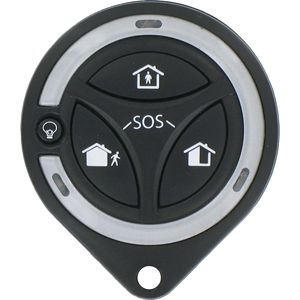 Honeywell Home 4 Buttons Keyfob-sändare - RF - 868,30 MHz - Handhållen