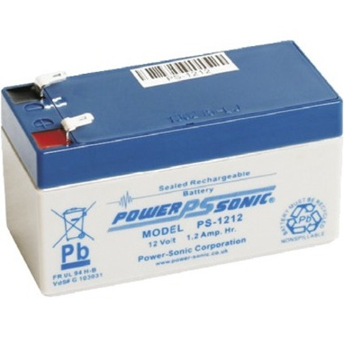 Power-Sonic PS-1212 Batteri - 1200 mAh - Förseglat blysyra (SLA) - 12 V DC - Laddningsbart batteri