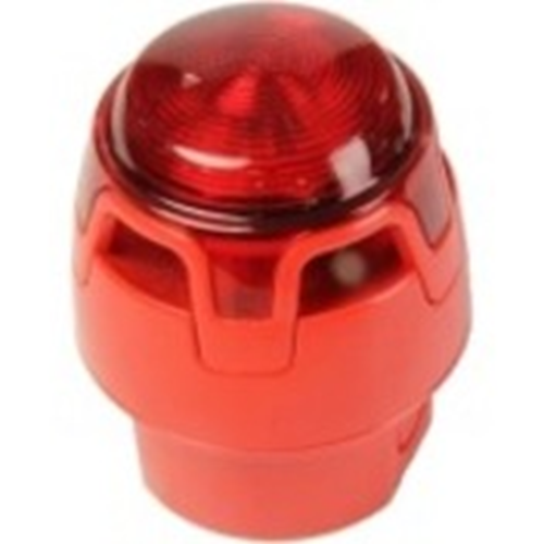 Honeywell ENscape Horn/blinkande lampa - Röd - 107 dB - Visuell, Hörbar - Ytmontering - Röd, Röd