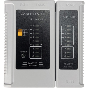 W Box Kabelanalysator - Partvinnad kabeltestning, Kabeltestning - Nätverk (RJ-45) - 9V